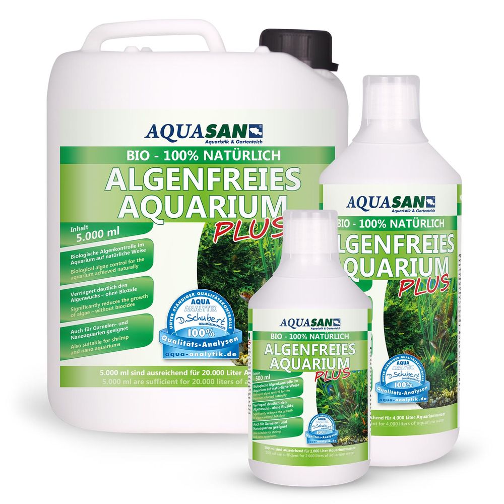AQUASAN BIO Algenfreies Aquarium PLUS