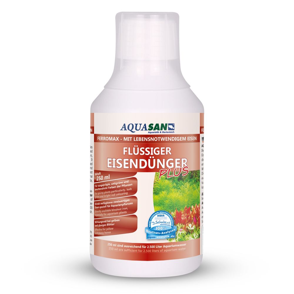 AQUASAN FerroMax Flüssiger Eisendünger Pflanzendünger für´s Aquarium