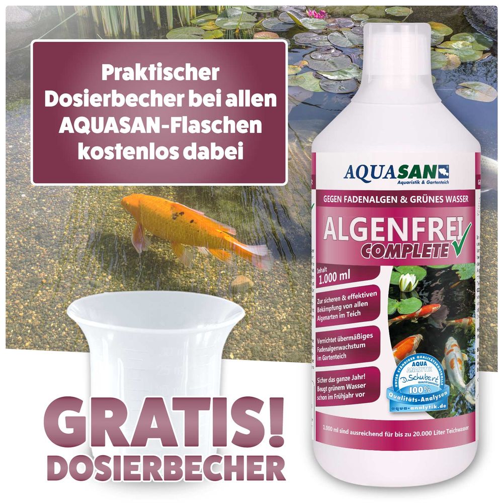 AQUASAN Gartenteich Algenfrei COMPLETE