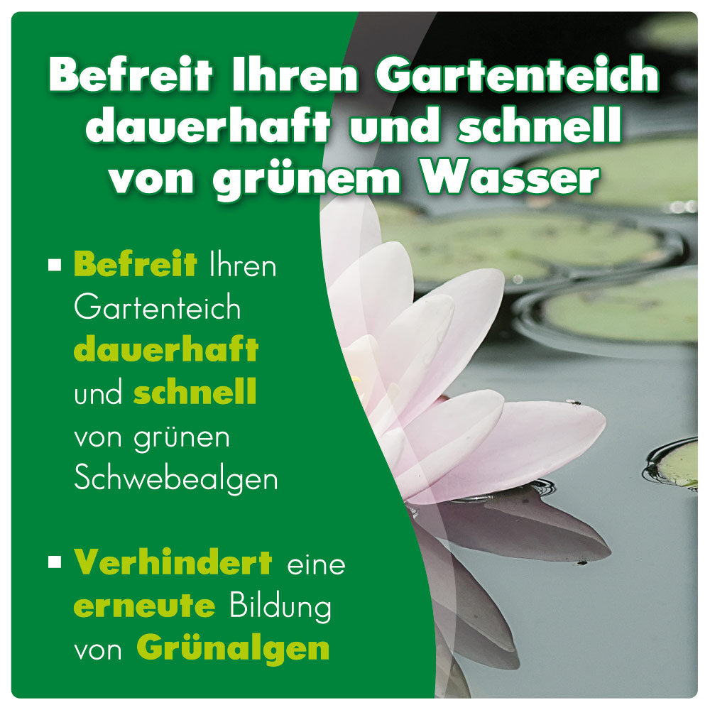 AQUALITY Grünwasser-EX POND für den Gartenteich