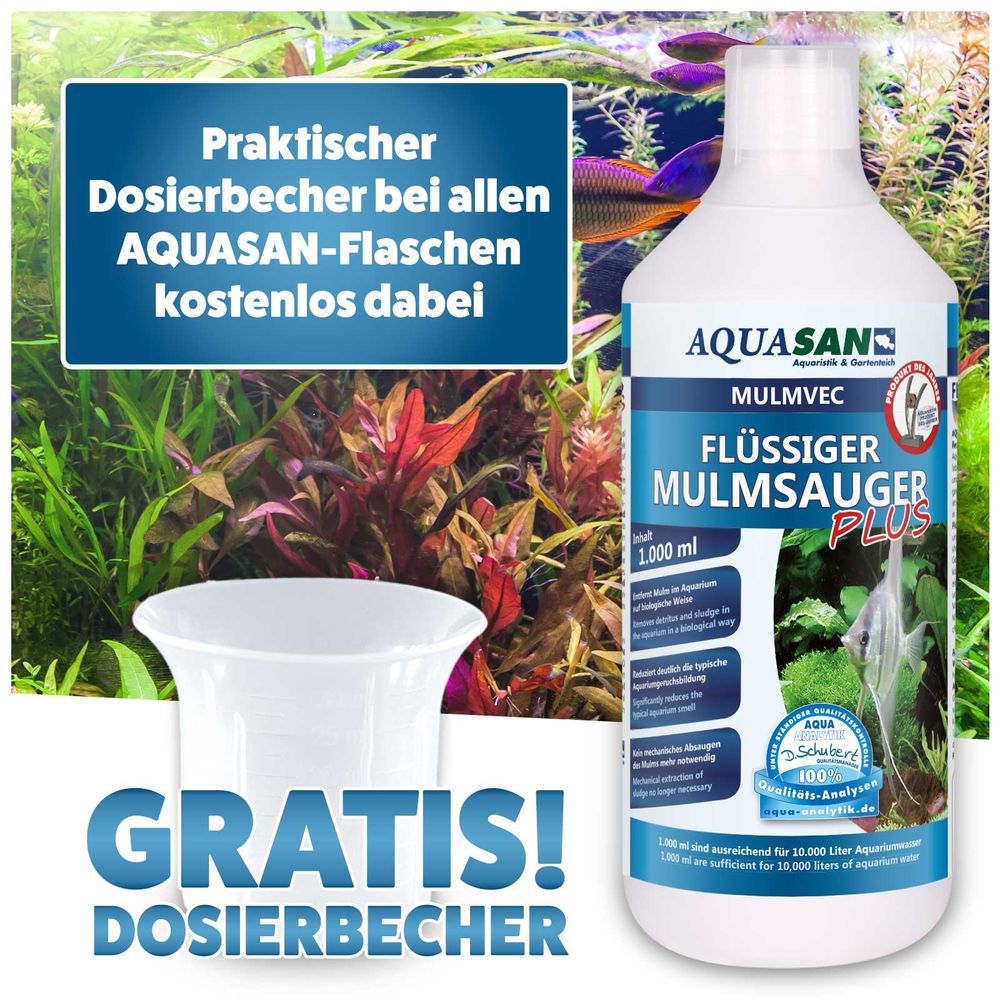AQUASAN Mulmvec Flüssiger Mulmsauger PLUS