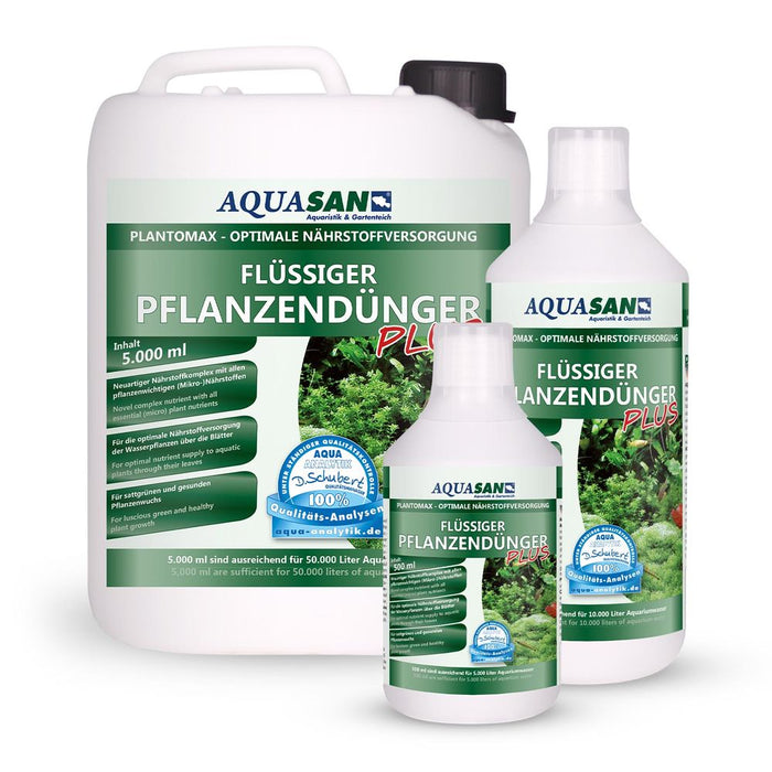 AQUASAN Aquarium PlantoMax Flüssiger Pflanzendünger PLUS