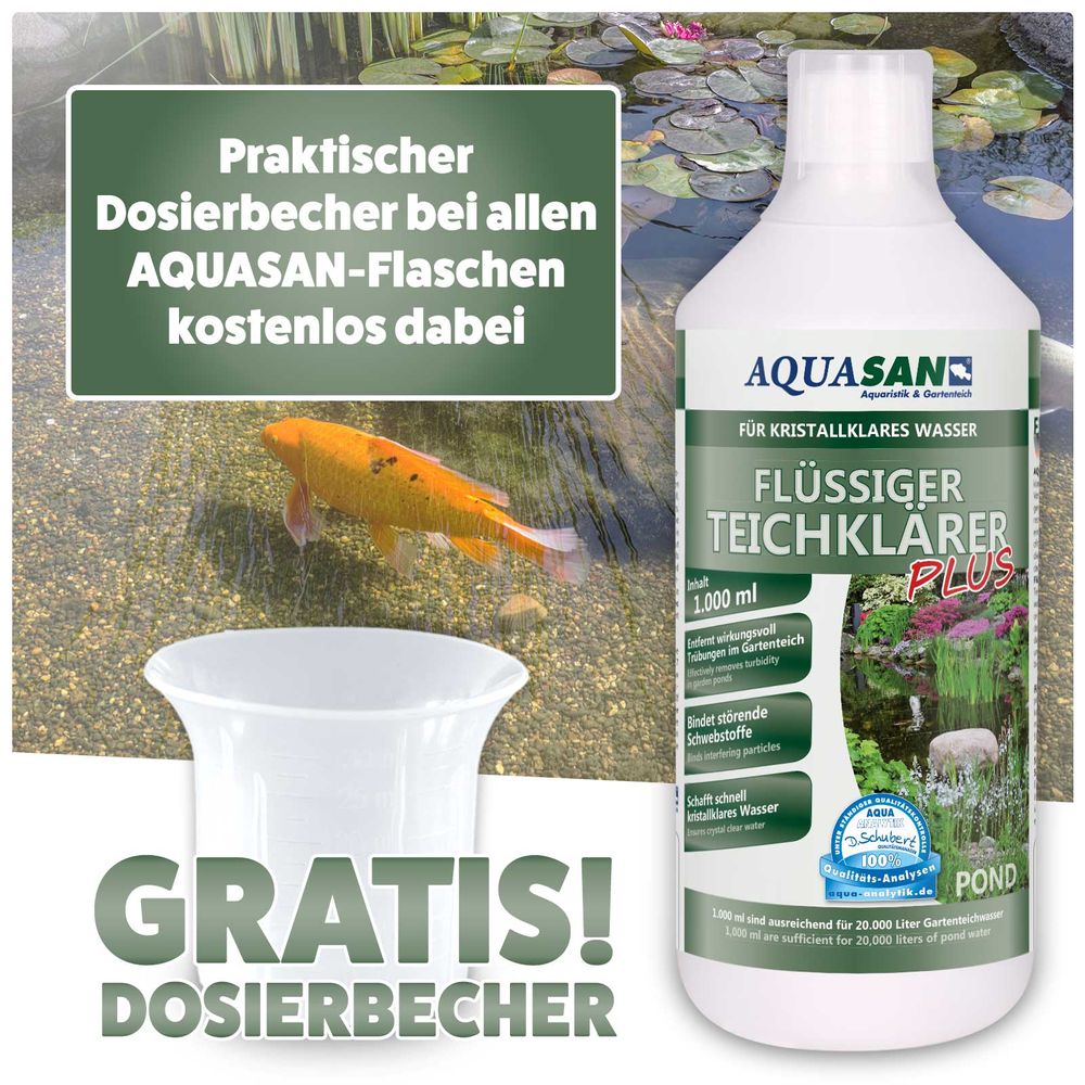 AQUASAN Flüssiger TeichKlärer PLUS