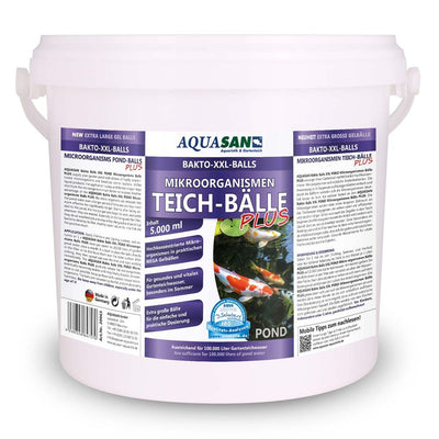 AQUASAN Gartenteich Mikroorganismen XXL Bakto-Balls PLUS