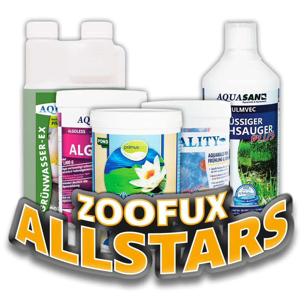 ZOOFUX ALLSTARS 5er Gartenteich Bestseller-Set