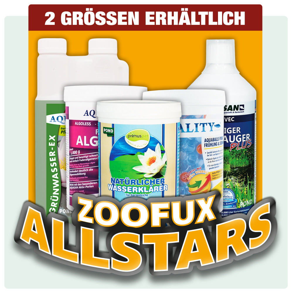 ZOOFUX ALLSTARS 5er Gartenteich Bestseller-Set