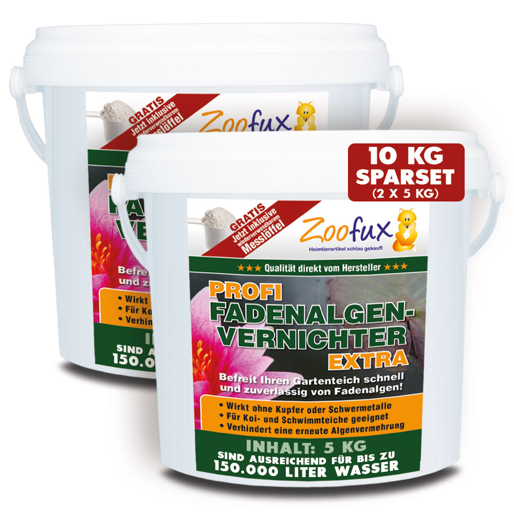 Zoofux Fadenalgenvernichter - Algenfreier Gartenteich