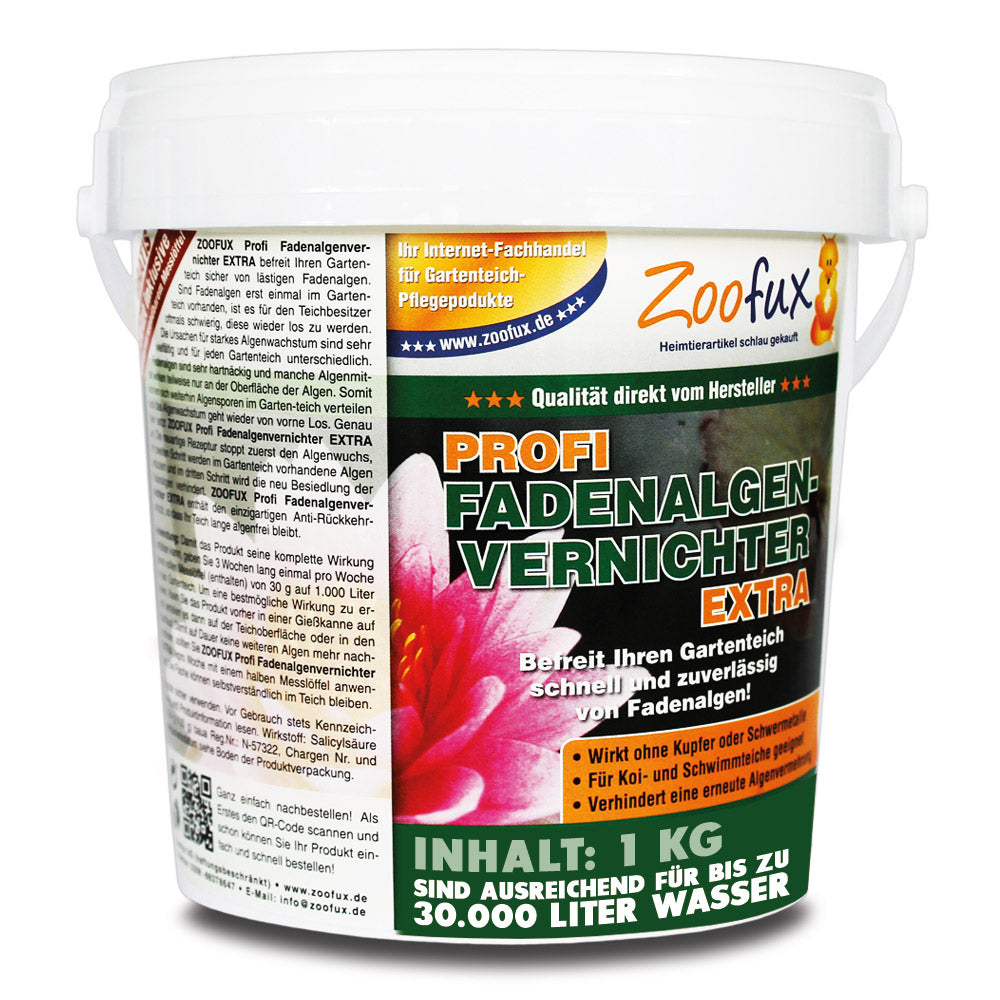 Zoofux Fadenalgenvernichter - Algenfreier Gartenteich