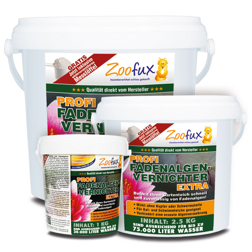 Zoofux Fadenalgenvernichter - Algenfreier Gartenteich