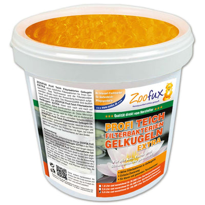 ZOOFUX Profi Teich Filterbakterien Gelkugeln EXTRA