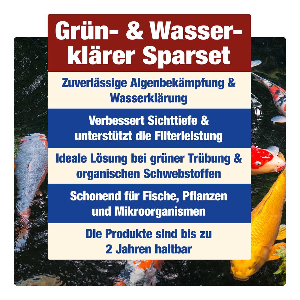 ZOOFUX Grün- & Wasserklärer Sparset
