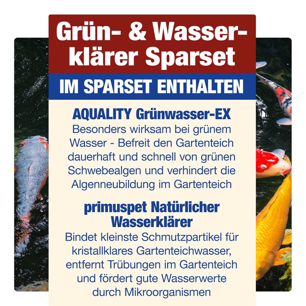 ZOOFUX Grün- & Wasserklärer Sparset