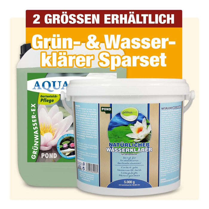ZOOFUX Wasserklärer Komplett-Sparset