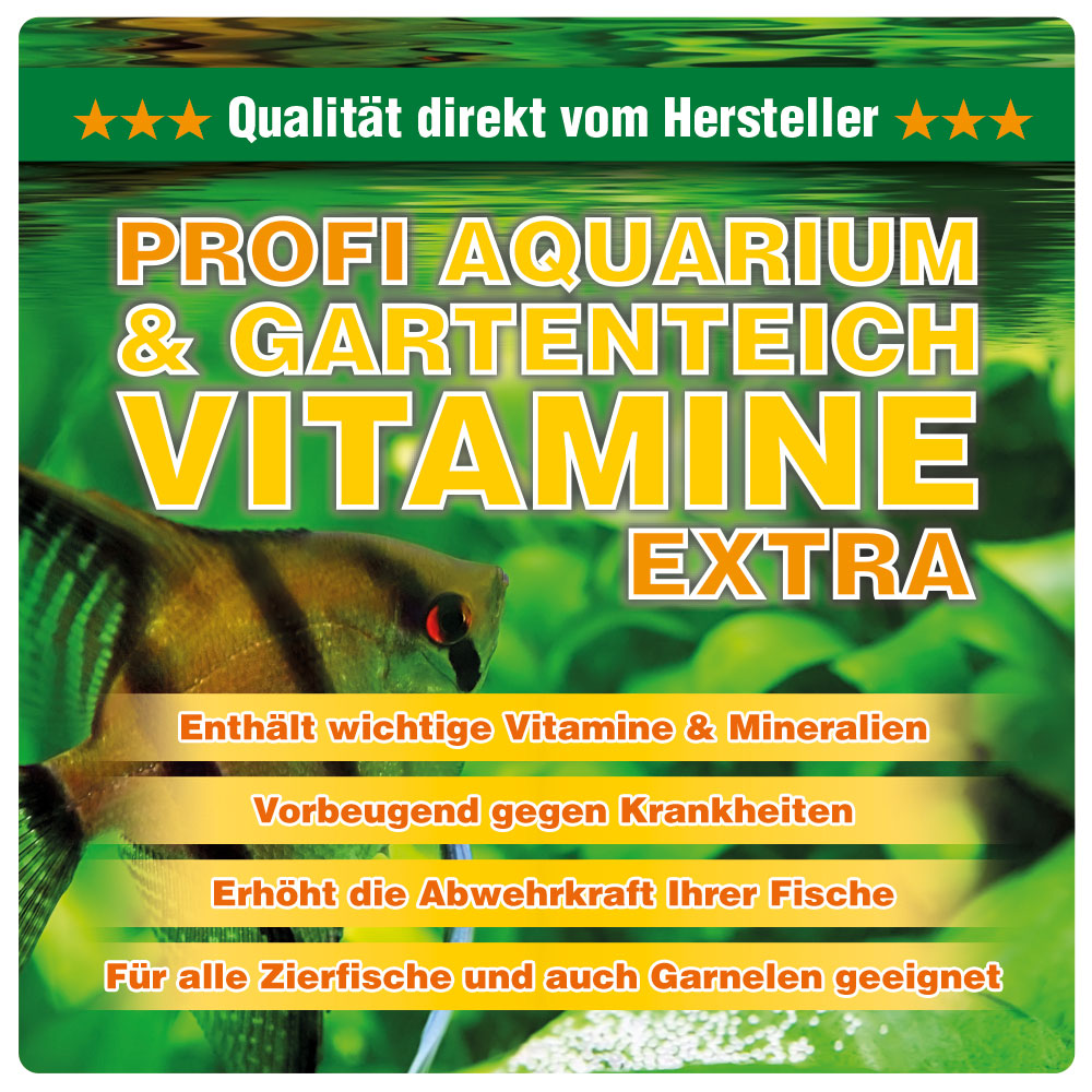ZOOFUX Profi Aquarium & Gartenteich Vitamine EXTRA