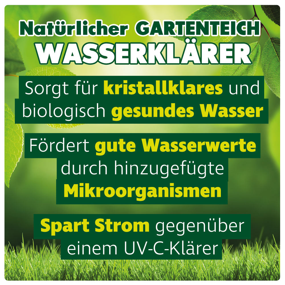 primuspet Natürliches Gartenteich 4er Pflege-Sparset