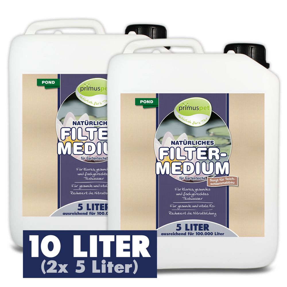 primuspet Natürliches Gartenteich Filtermedium
