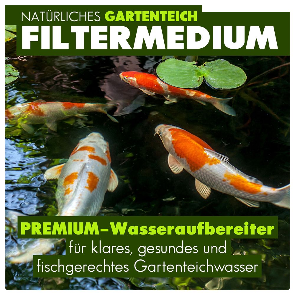 primuspet Natürliches Gartenteich Filtermedium
