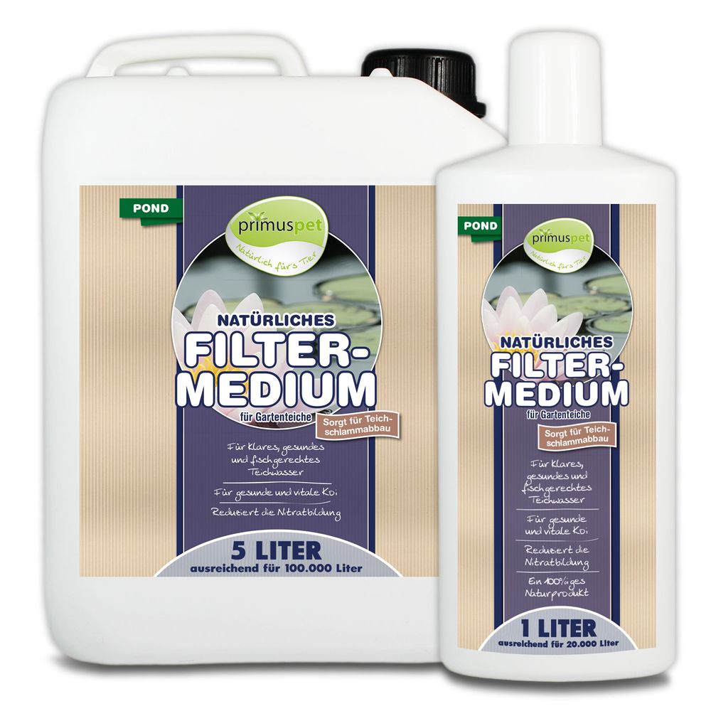 primuspet Natürliches Gartenteich Filtermedium