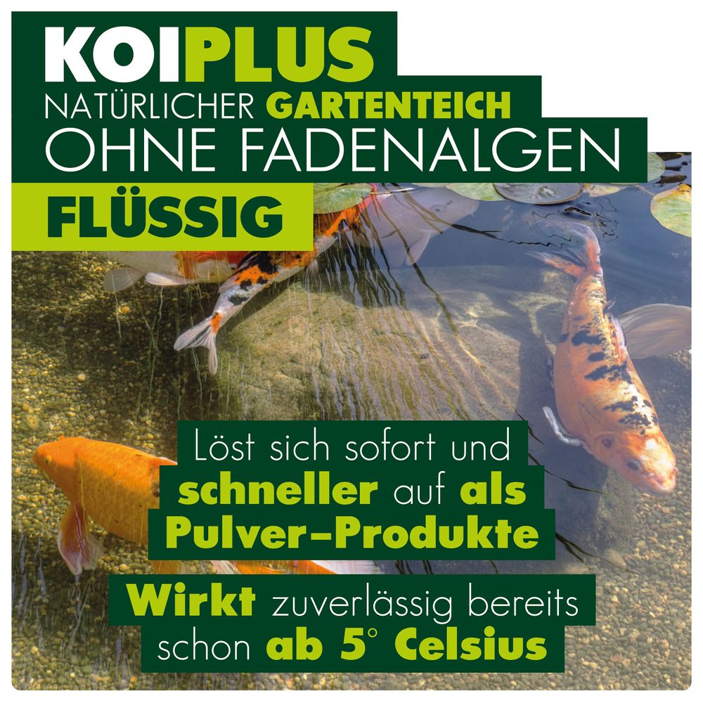 primuspet KOIPLUS Natürlicher Teich ohne Fadenalgen - FLÜSSIG -