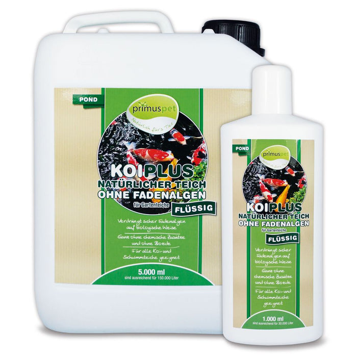 primuspet KOIPLUS | FLÜSSIG - Natürlicher Gartenteich ohne Fadenalgen