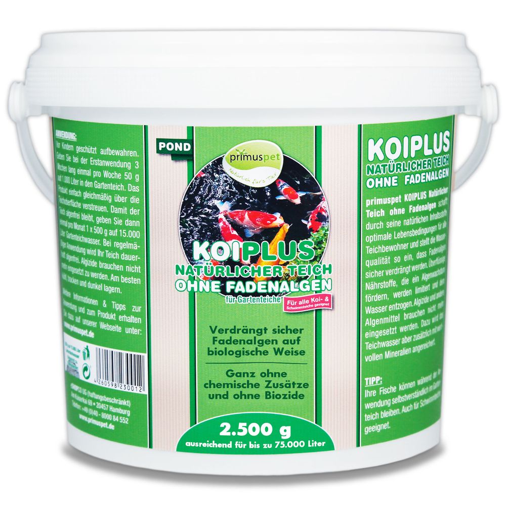 primuspet KOIPLUS Natürlicher Teich ohne Fadenalgen