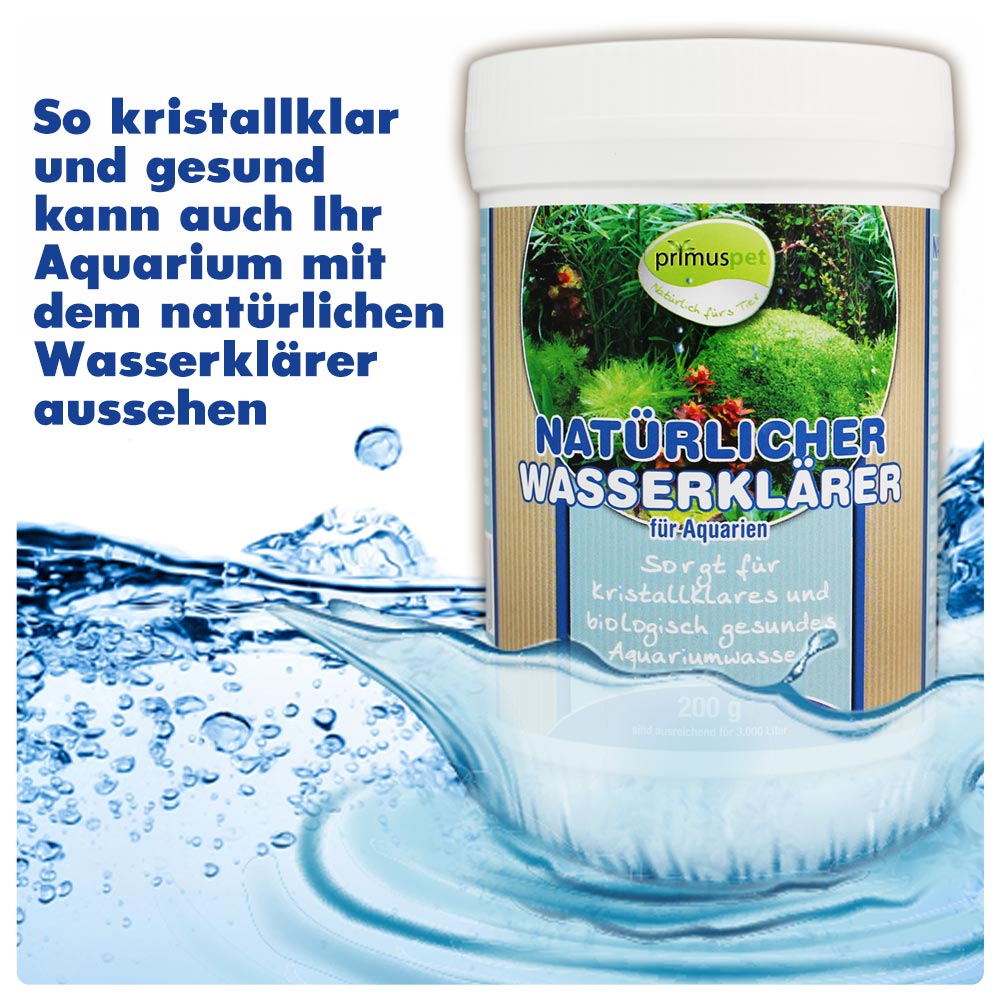 primuspet Natürlicher Aquarium Wasserklärer