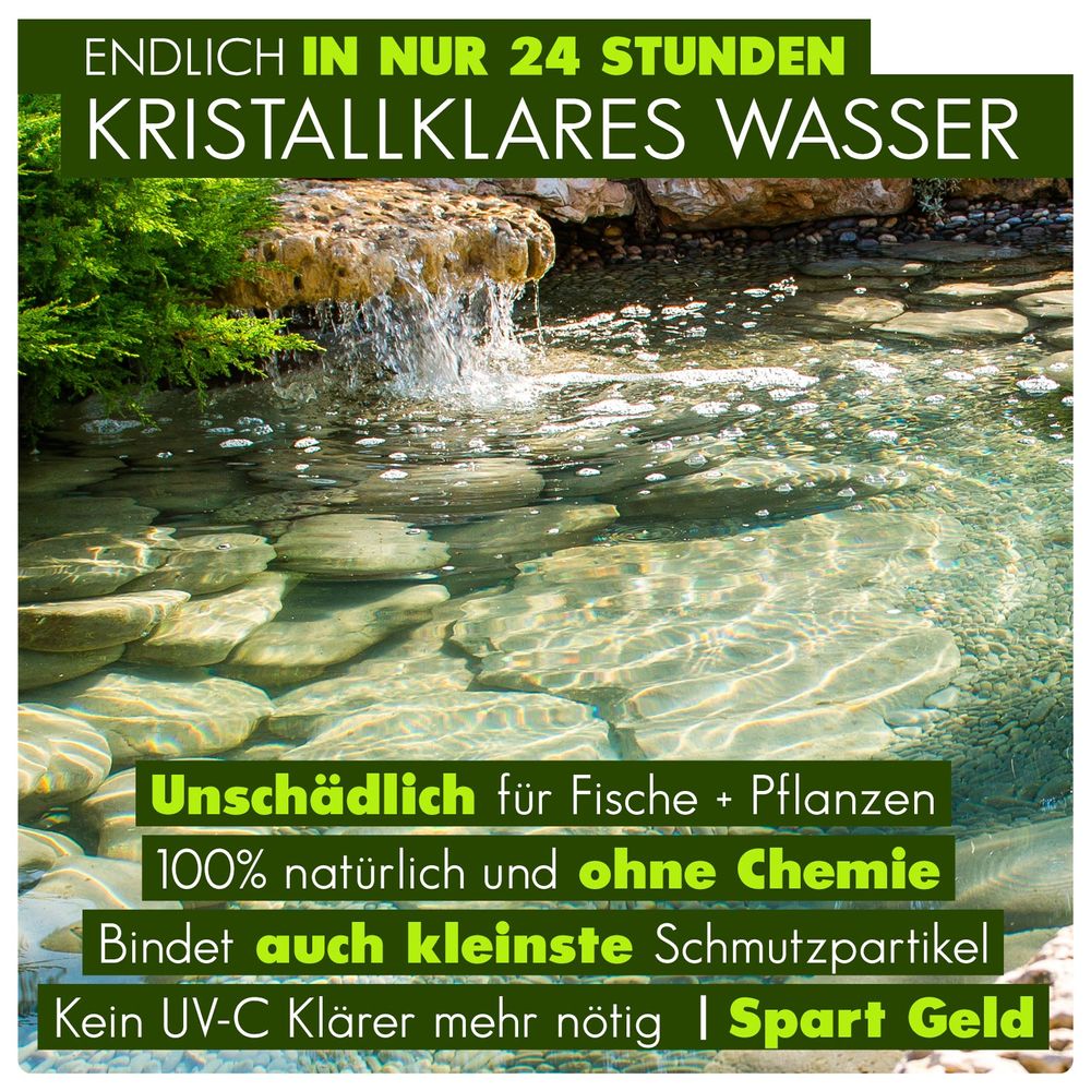 primuspet BioNature Natürlicher Wasserklärer Teichklar für Ihren Gartenteich bei Zoofux