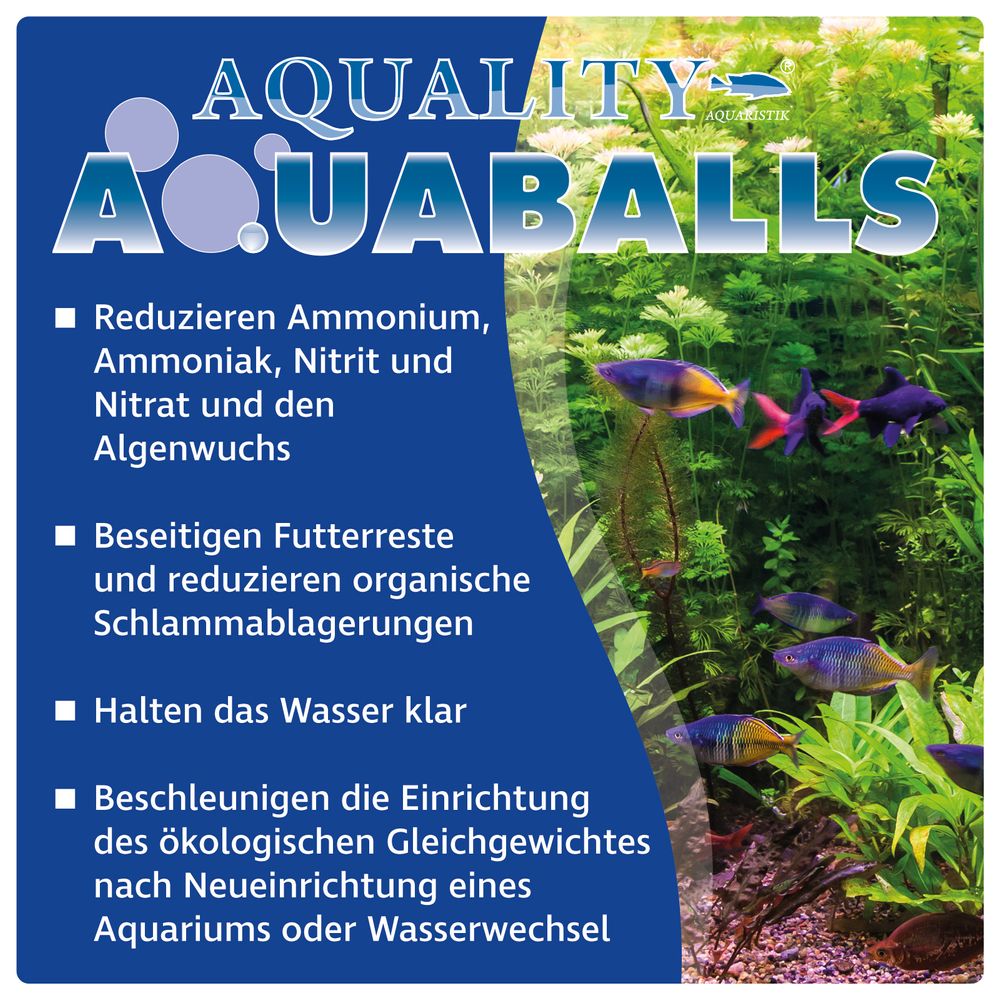 AQUALITY AQUABALLS - Mit über 12 Millionen (12.500.000) Mikroorganismen pro AQUABALL