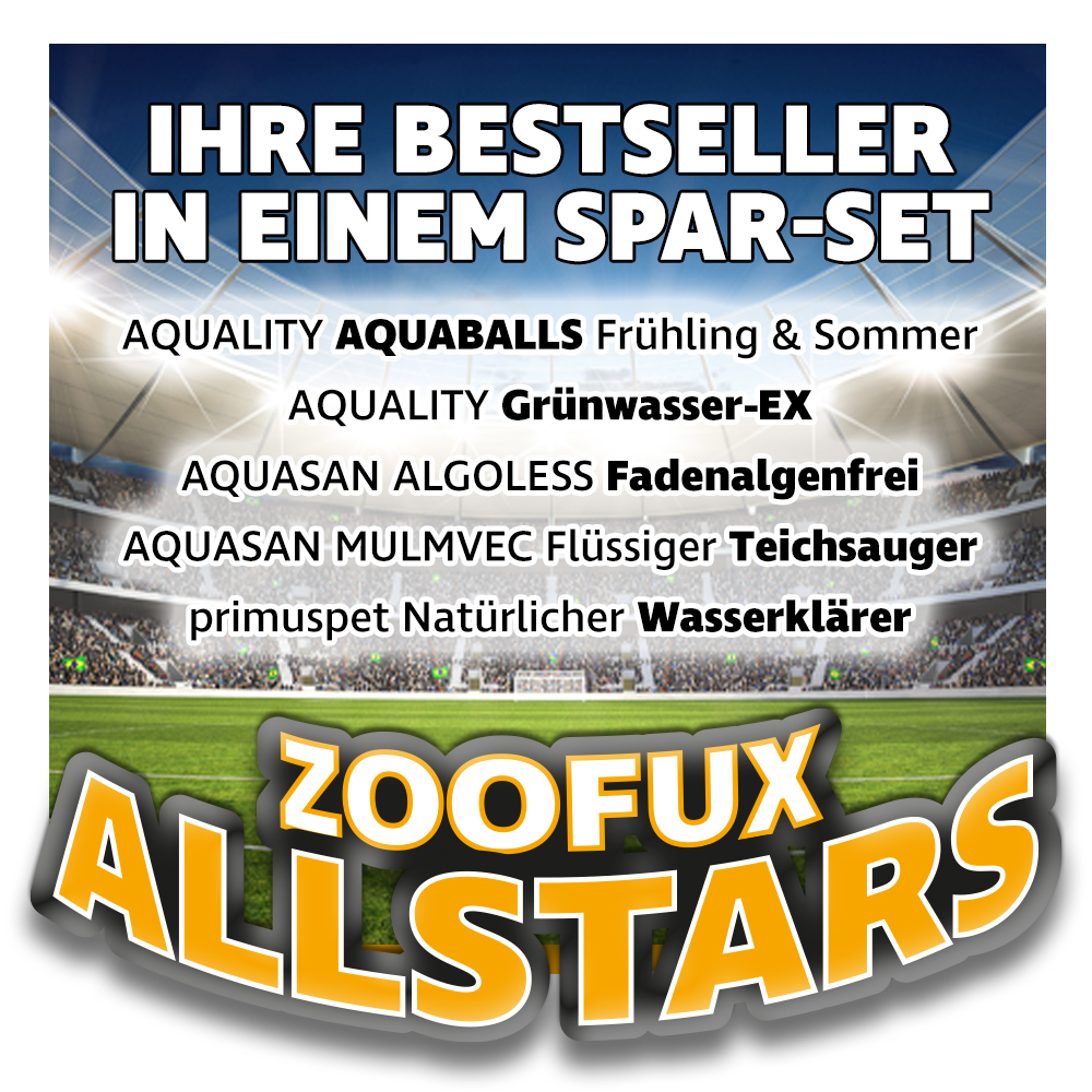 ZOOFUX ALLSTARS 5er Gartenteich Bestseller-Set